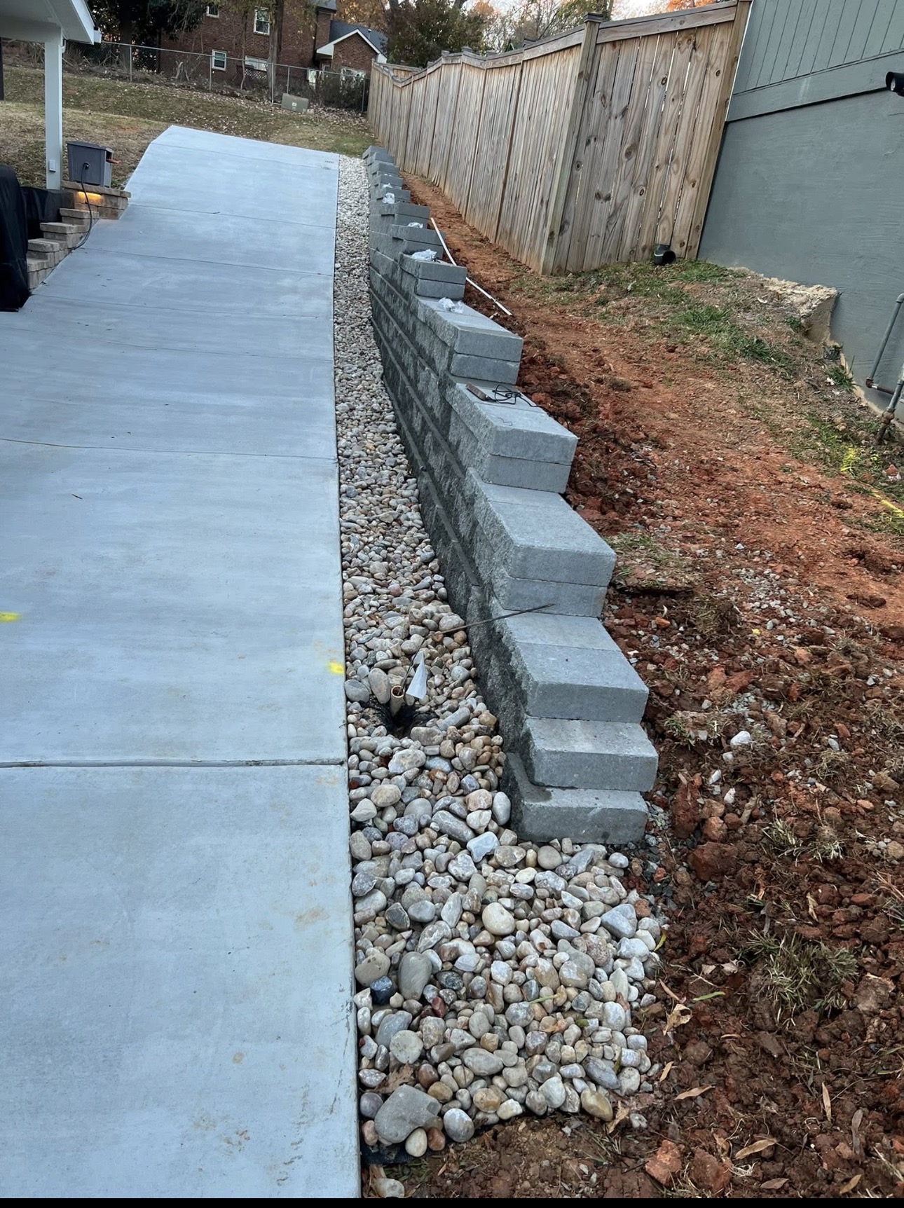 Contemporary home and clean landscaping